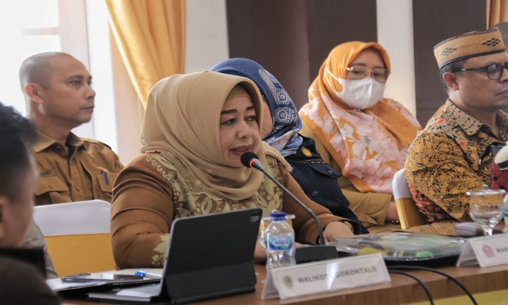 28 Wakil Bupati, Suharsi Igirisa, menghadiri Rapat Forkopimda Provinsi Gorontalo diperluas, pada Selasa (12/09/2023)